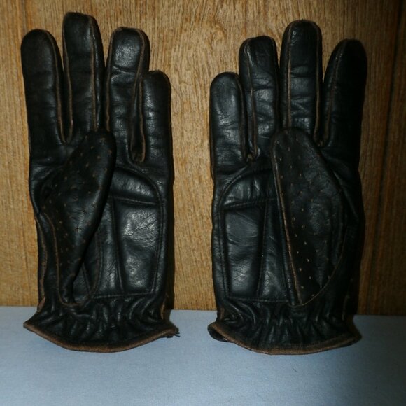 Vintage River Road Men's Leather   Outlaw Motorcycle Gloves Size Med  / NEW - Picture 8 of 16
